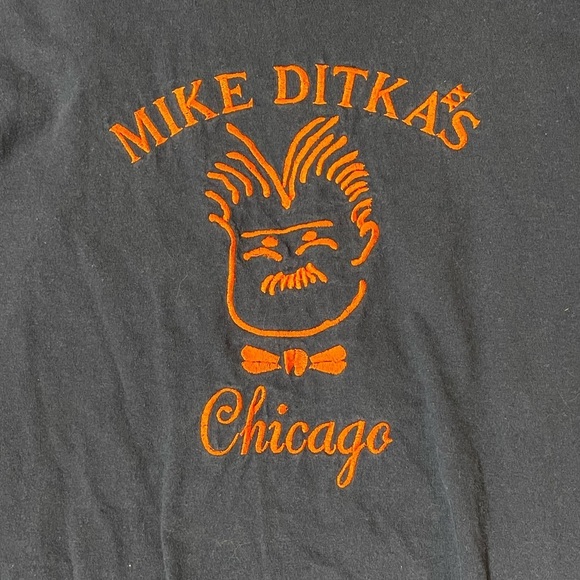 Mike Ditka’s Chicago Embroidered Long Sleeve T-Shirt Size Small - Picture 2 of 3